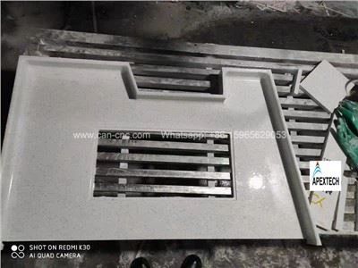 Stenkvarts köksbänkskivor Cnc maskin